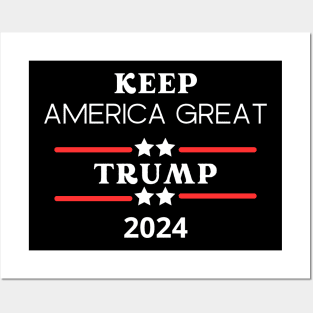 Kropsis Trump 2024 for President Republican Men's T-Shirt Posters and Art